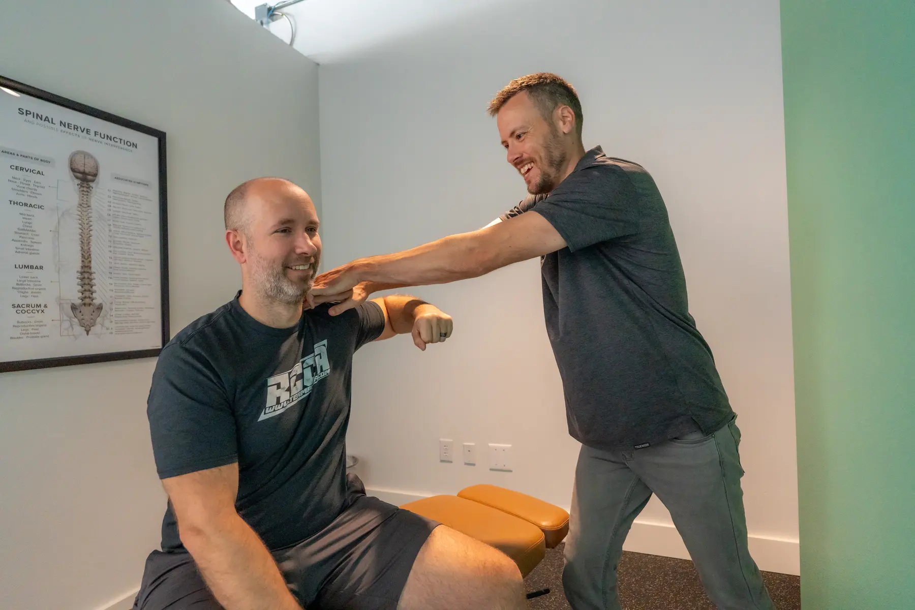 Shoulder mobility evaluation for an active patient
